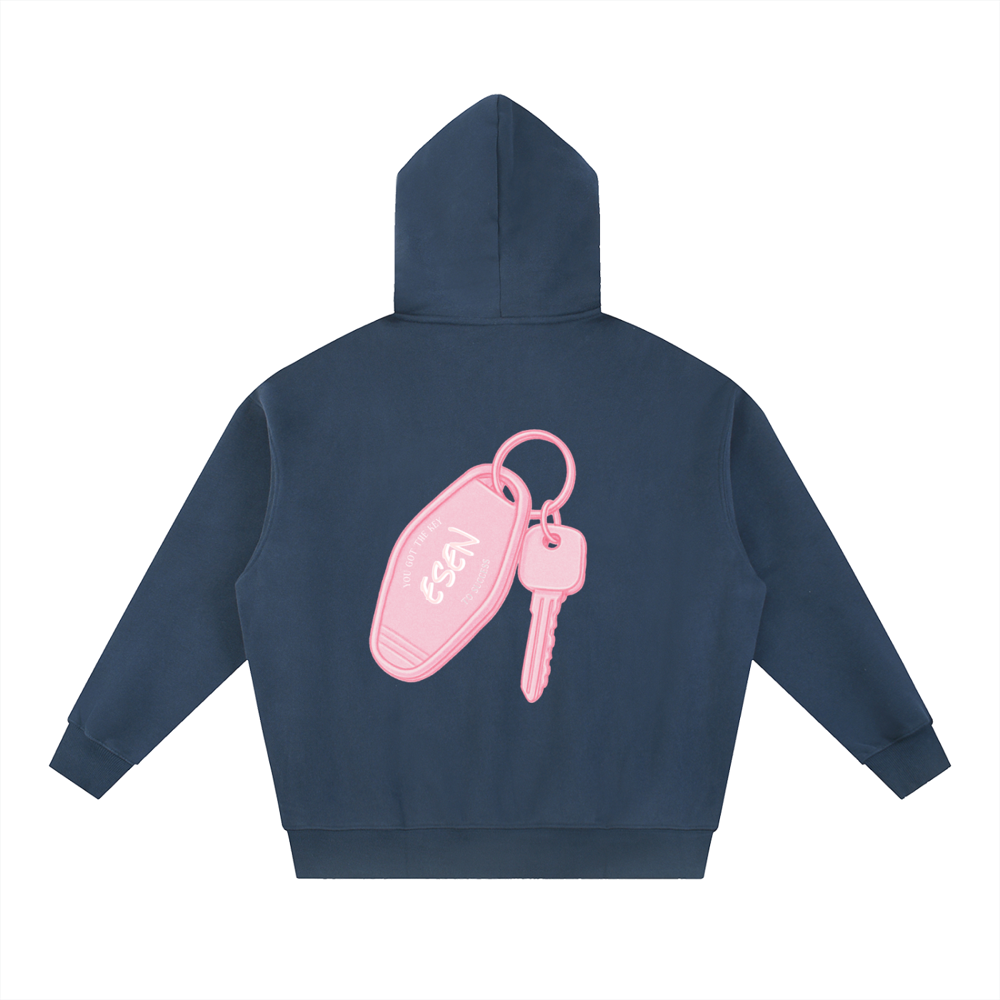 ESEN - Oversized Key of Success Boxy Hoodie