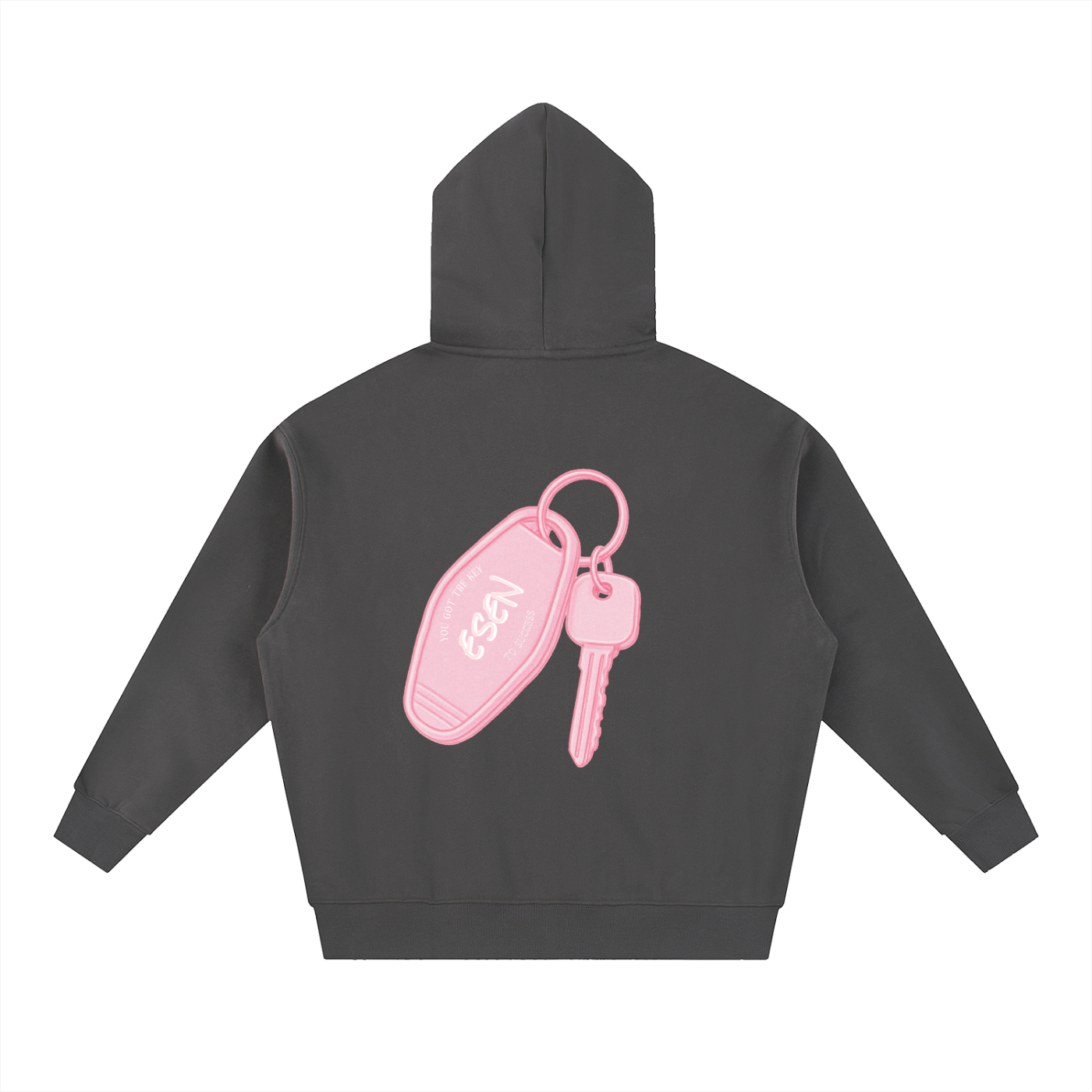 ESEN - Oversized Key of Success Boxy Hoodie
